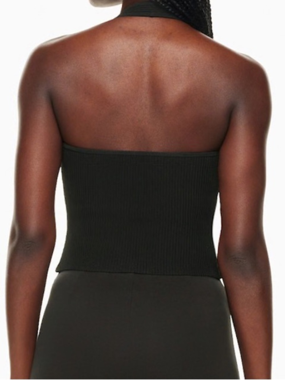 Aritzia Babaton Sculpt Knit Backless Halter Top - Picture 3 of 6